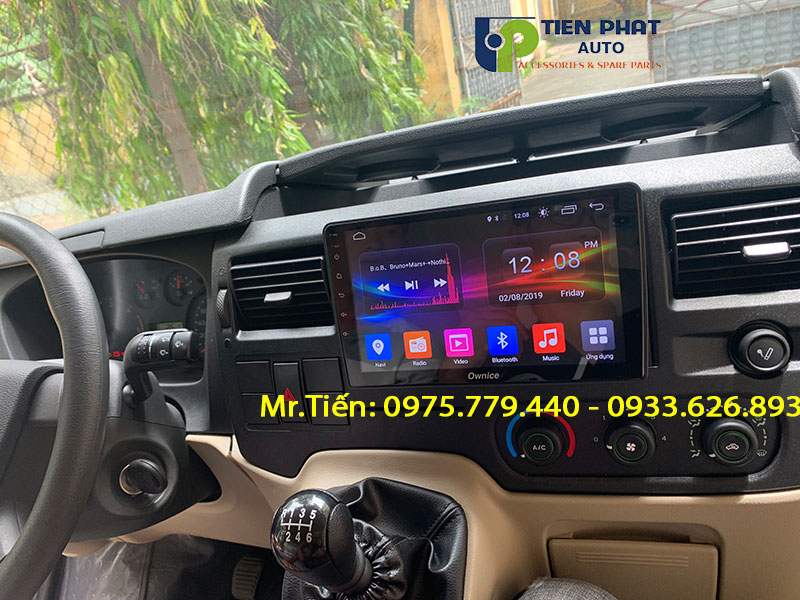 GẮN DVD ANDROID THẾ HỆ MỚI NHẤT CHO XE FORD TRANSIT TẠI QUẬN TÂN BÌNH