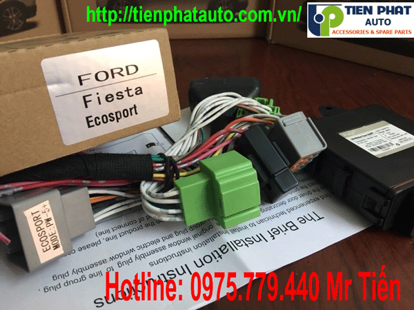 Gập Gương Lên Xuống Kính Tự Động Cho Ford Ecosport 2018-2019