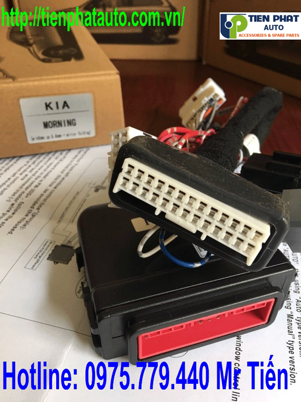 Gập Gương Lên Xuống Kính Tự Động Cho Kia Morning 2018-2019