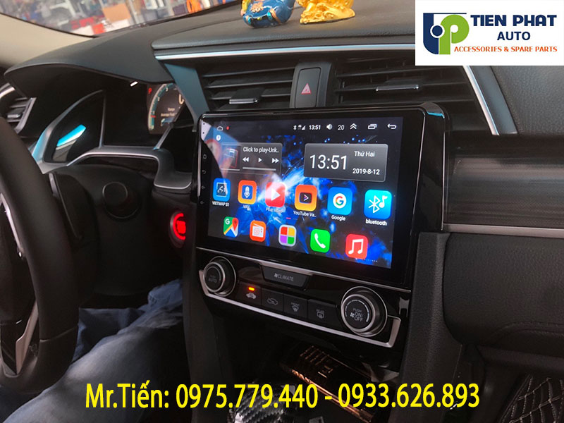 Giá Bao Nhiêu Khi Lắp Màn Hình DVD Android Cho Xe Honda Civic 2019?
