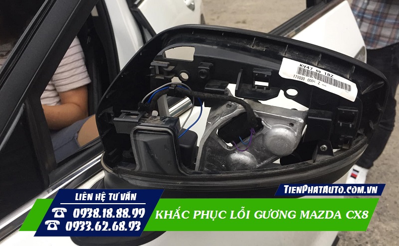 Khắc Phục Lỗi Gập Gương Mazda CX8