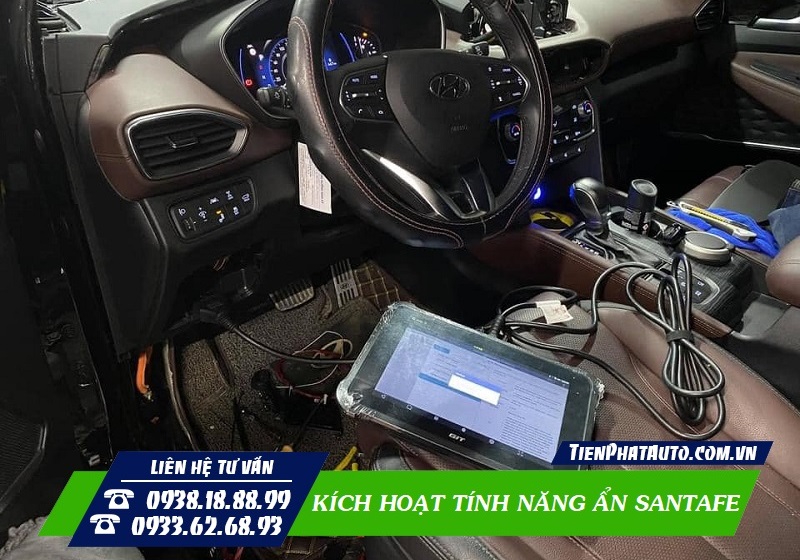 Kích Hoạt Tính Năng Ẩn Hyundai Santafe 2019 - 2021