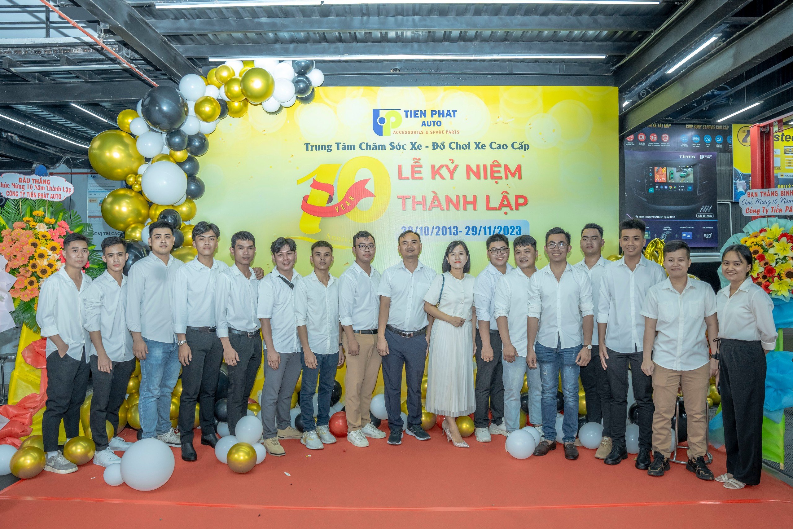 Kỷ Niệm 10 Năm Thành Lập Trung Tâm Chăm Sóc Xe Hơi Tiến Phát Auto