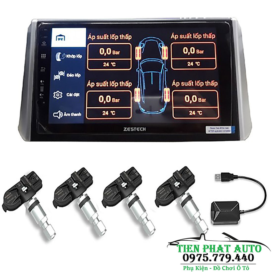 Lắp Cảm Biến Áp Suất Lốp Cho Huyndai Santafe Tại TPHCM