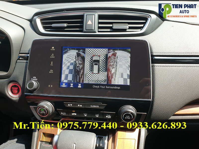 Lắp Đặt Camera 360 DCT Cho Honda CRV Chuyên Nghiệp Tại TP.HCM| Tiến Phát Auto