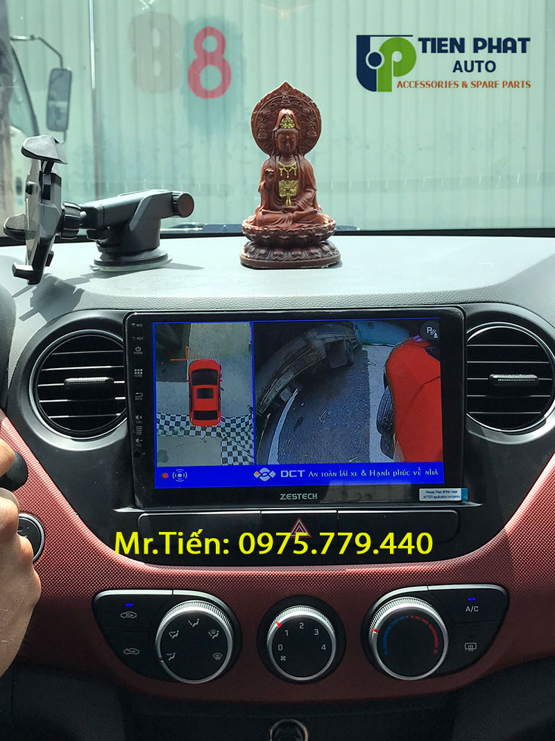 Lắp Đặt Camera 360 Độ DCT Cho Xe Huyndai I10 Tại TP.HCM