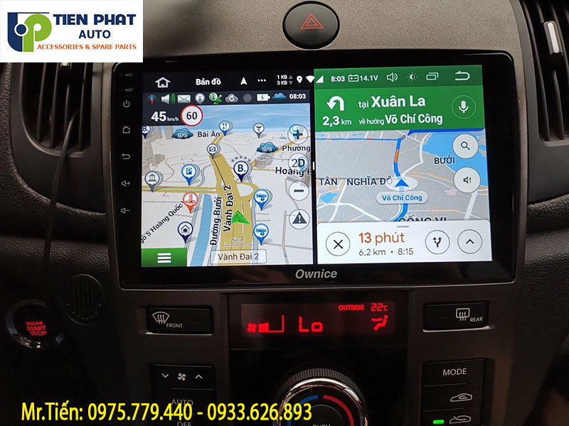Lắp Màn Hình DVD Android Chất Lượng Cao Cho Xe Kia Forte Tại TPHCM