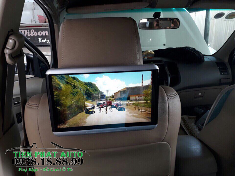 Lắp Màn Hình Gối Đầu 10.5 Inch Chạy Android Ô Tô Tại TPHCM