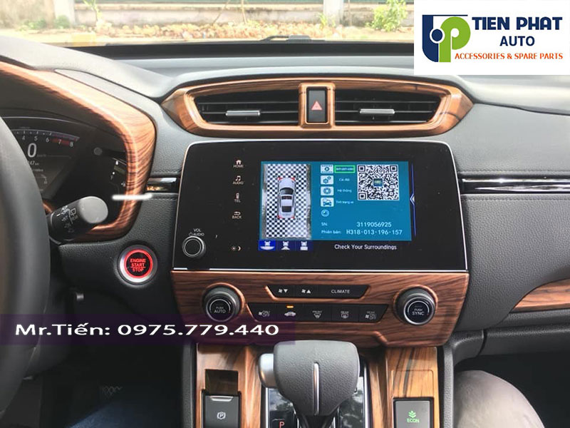 LÊN CAMERA 360 ĐỘ DCT CỰC CHẤT CHO XE HONDA CRV 2019 TẠI TIẾN PHÁT