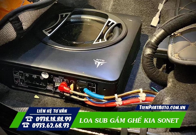 Loa Sub Gầm Ghế KIA SONET