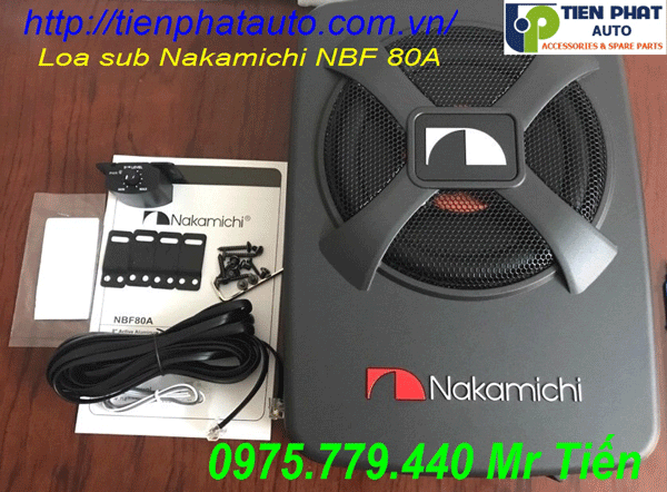 Loa Sub Nakamichi NBF 80A - Giá Loa Sub Nakamichi Cho Ô Tô Tại TP.HCM