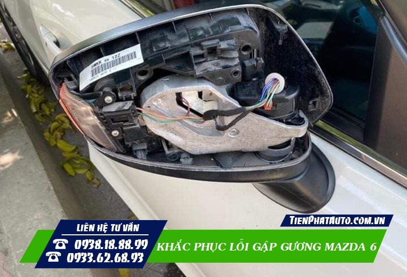 Lỗi Gập Gương Mazda 6 Bên Cụp Bên Xòe Và Cách Khắc Phục