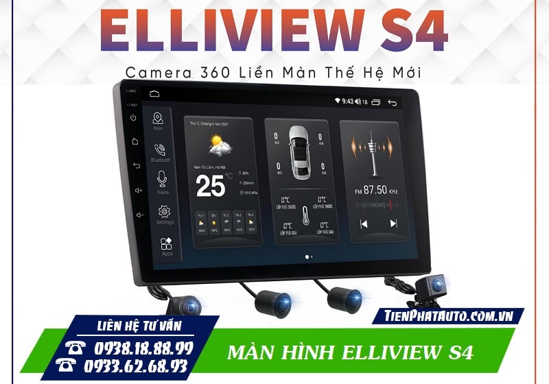 Màn Hình Android Elliview S4