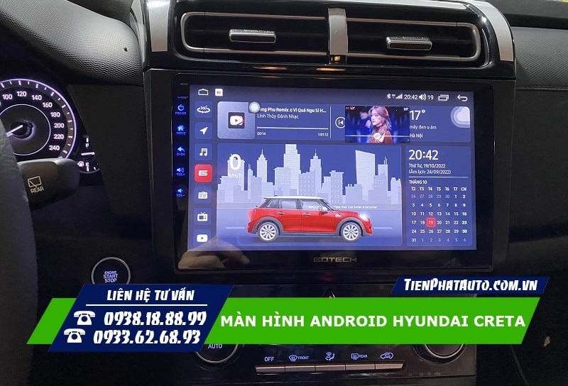 Màn Hình Android Hyundai Creta