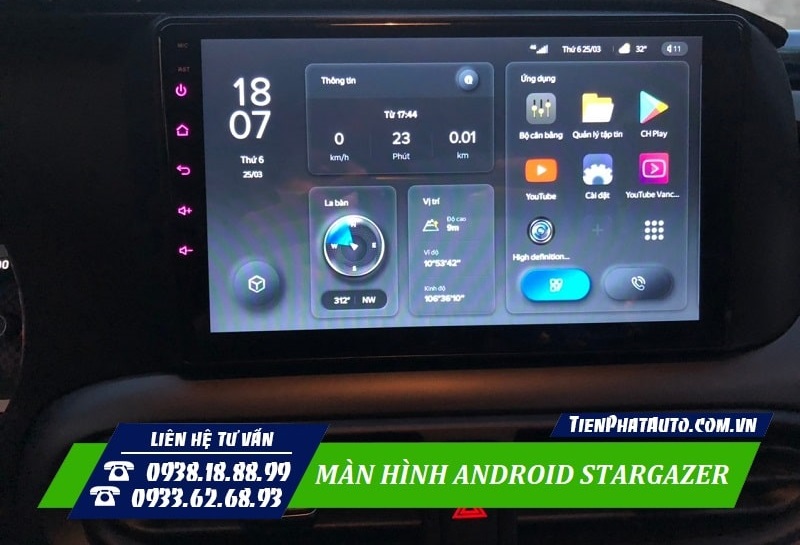 Màn Hình Android Hyundai Stargazer