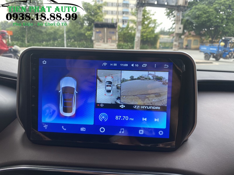 Màn Hình Android Teyes CC2 Cho Xe Santafe 2019 2020