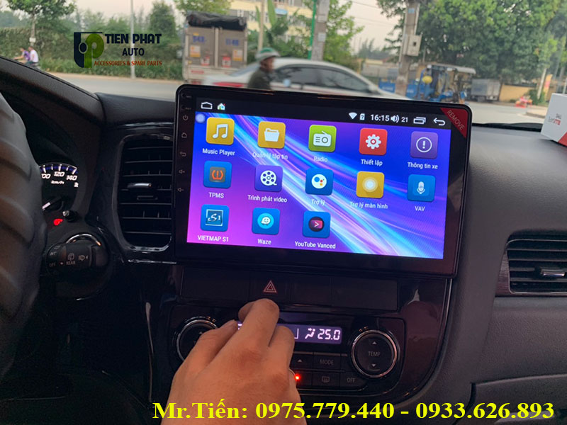 Màn Hình DVD Android 9.0 Cho Xe Mitsubishi Outlander 2019 | Tiến Phát Auto