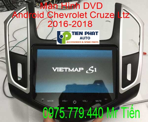 Màn Hình DVD Android Cho Xe Chevrolet Cruze Số Tự Động Ltz 2016-2018