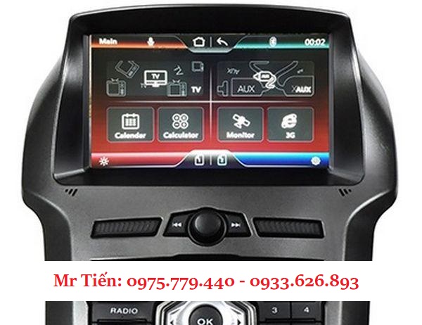 Màn Hình DVD Android Cho Xe Ford Ranger Raptor