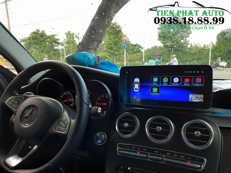 Màn Hình DVD Android Cho Xe Mercedes C200 2017