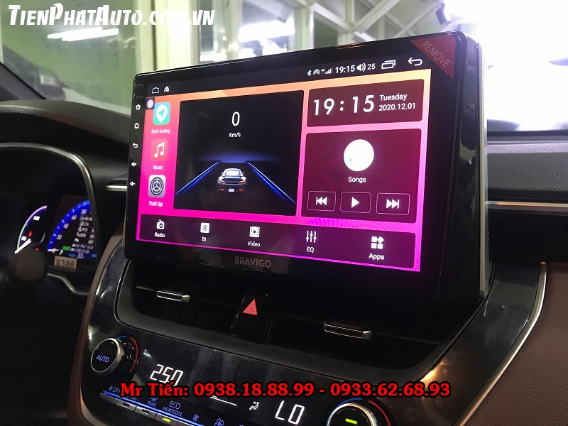 Màn Hình DVD Android Cho Xe Toyota Corolla Cross