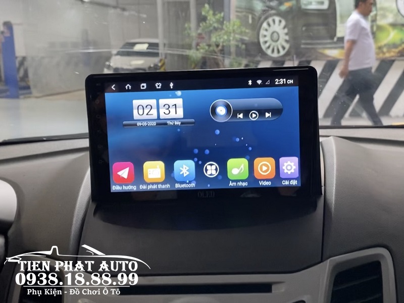 Màn Hình DVD Android Oled Cho Xe Ford Fiesta 2011