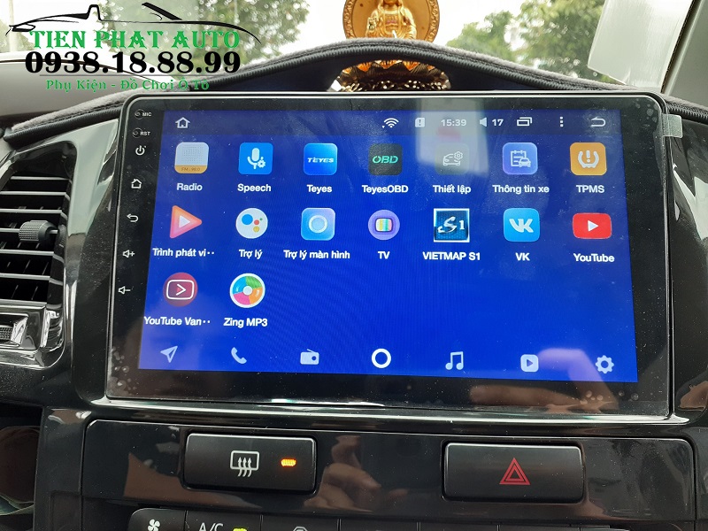 Màn Hình DVD Android Teyes CC2 Cho Xe Toyota Fortuner