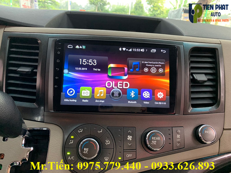 Màn Hình DVD Chạy Android Cho Toyota Sienna 2014-2018 Giá Tốt Nhất Thị Trường