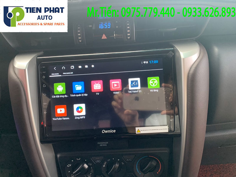 Màn Hình DVD Ownice Chính Hãng Cho Xe Fortuner 2017 Tại TP.HCM