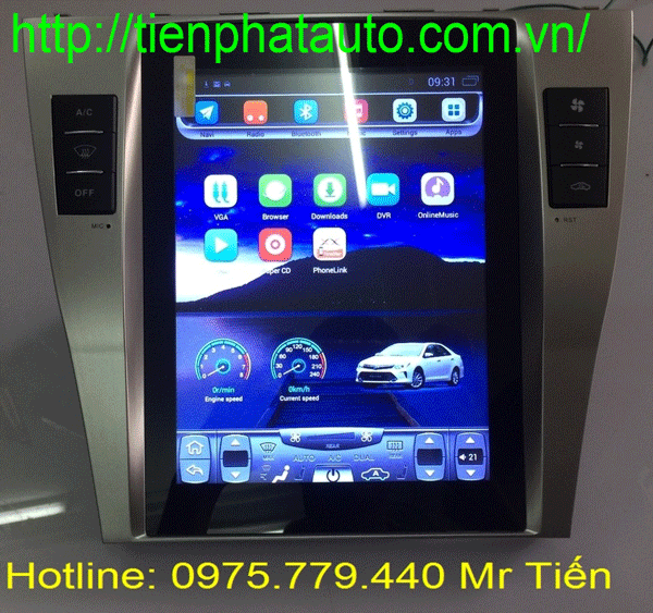 Màn Hình DVD Tesla Cao Cấp Cho Toyota Camry 2010 - 2011