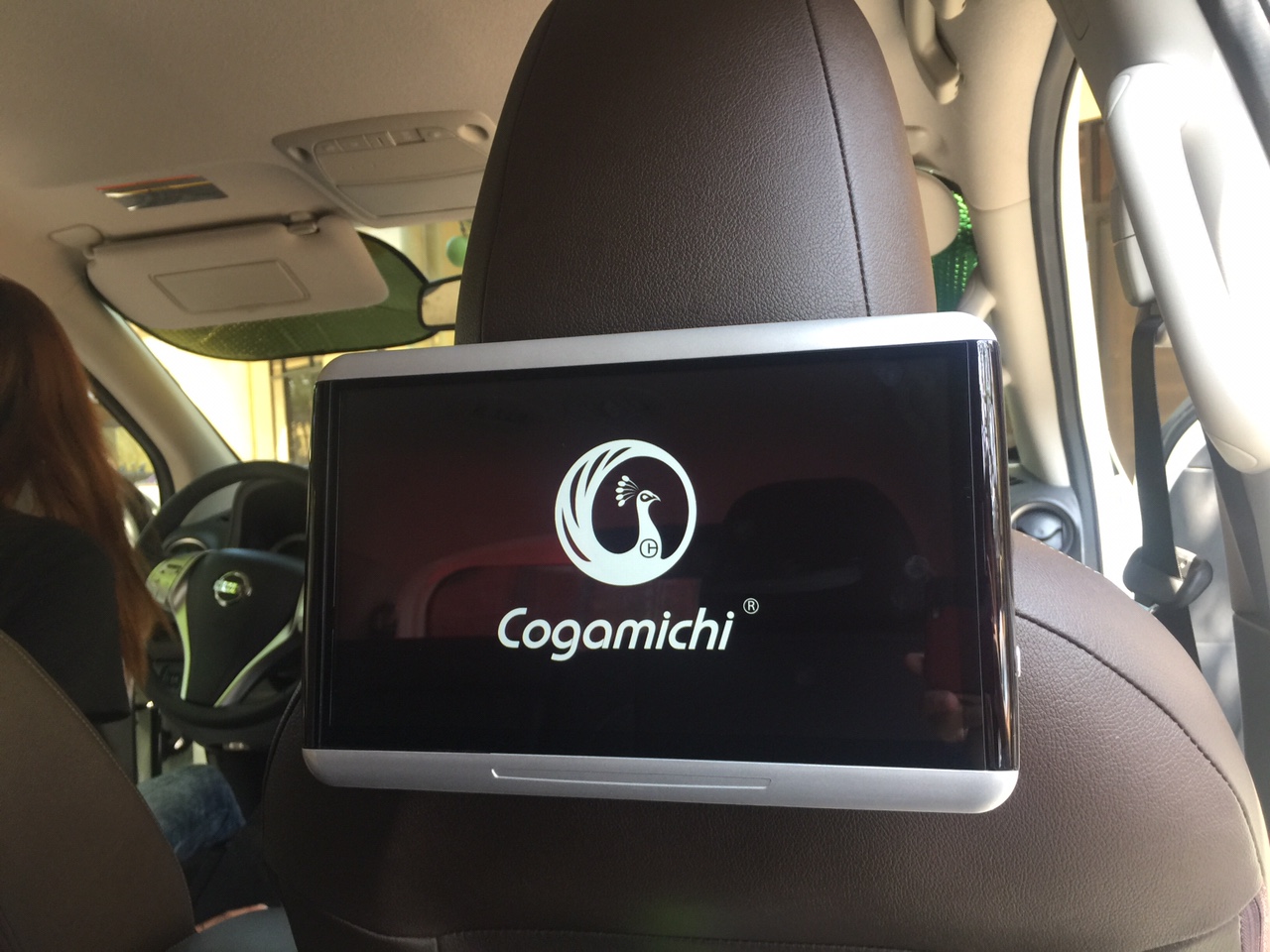 MÀN HÌNH GỐI ĐẦU CHO NISSAN TEANA - MÀN HÌNH GỐI ĐẦU COGAMICHI 11.8 INCH