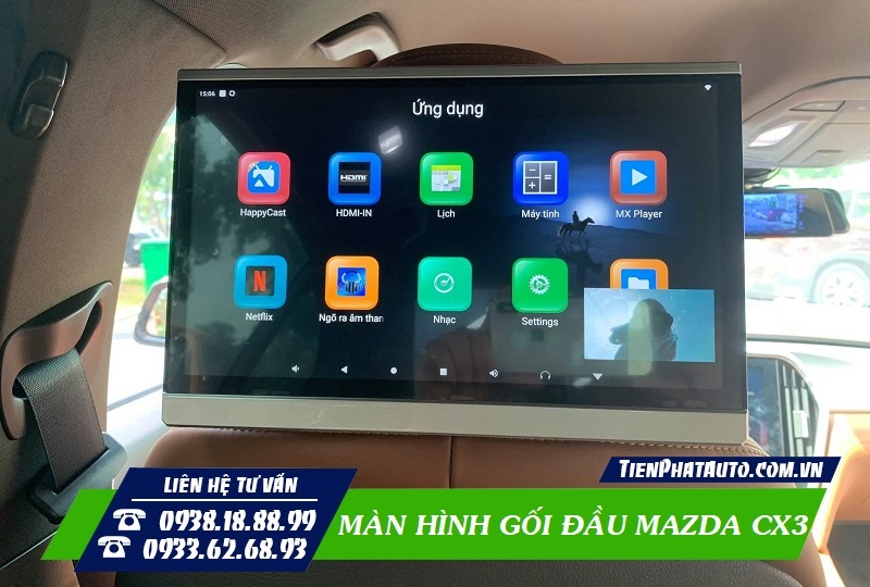 Màn Hình Gối Đầu Mazda CX3