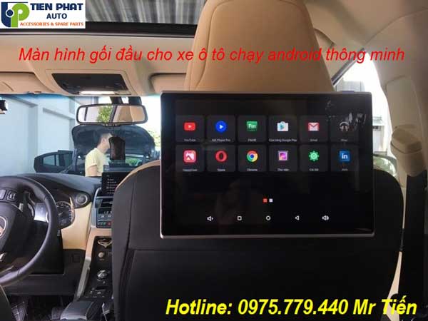 Màn Hình Gối Đầu Ô Tô Chạy Android Mới Nhất Tại Tp.HCM