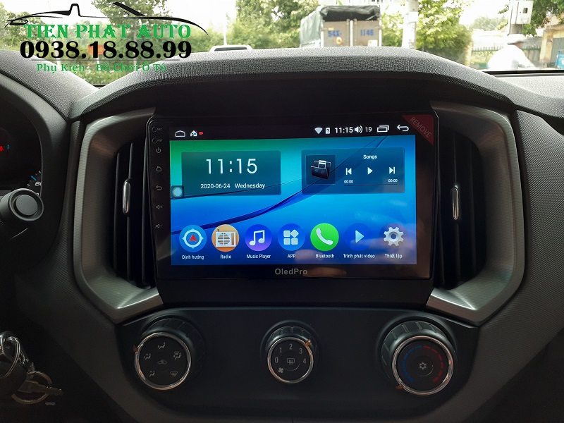 Màn Hình Android Oled Pro X3 Cho Xe Chevrolet Colorado