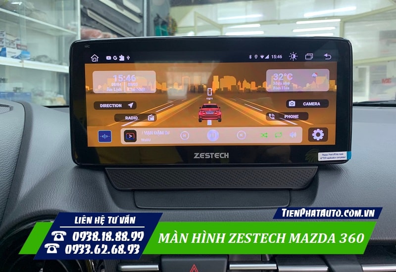 Màn Hình Zestech Mazda 360