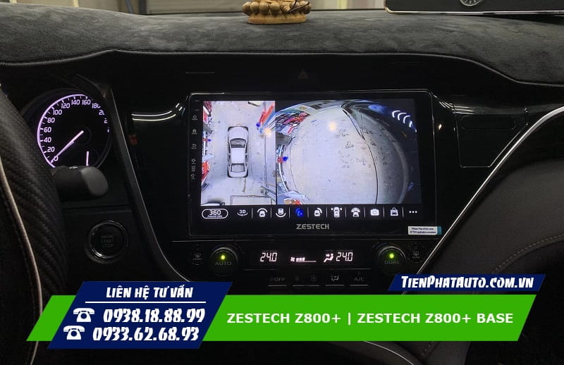 Màn Hình Zestech Z800+ Tích Hợp Camera 360