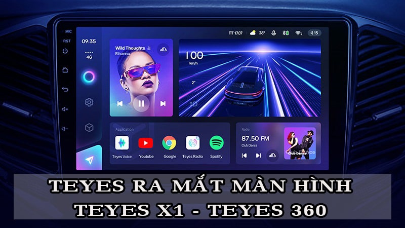 TEYES Sắp Ra Mắt Màn Hình TEYES X1 Và TEYES 360 Mới