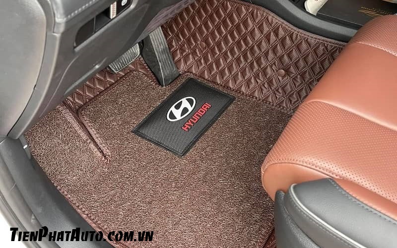 Thảm Lót Sàn Hyundai Santafe 2021