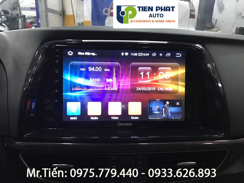 THAY MÀN HÌNH DVD CHO XE MAZDA 6 ĐỜI 2015 LOẠI XỊN NHẤT TẠI QUẬN TÂN BÌNH
