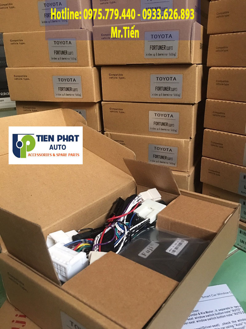 TỰ ĐỘNG GẬP GƯƠNG LÊN XUỐNG KÍNH CHO INNOVA, FORTUNER, VIOS 2019