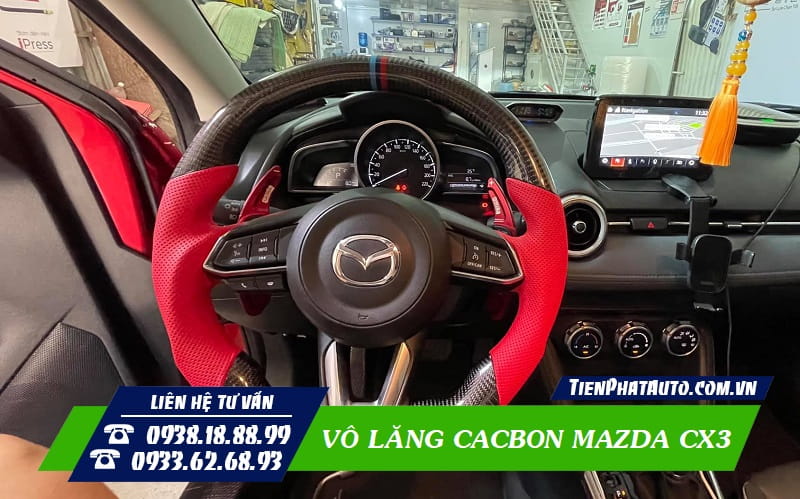 Vô Lăng Cacbon Mazda CX3