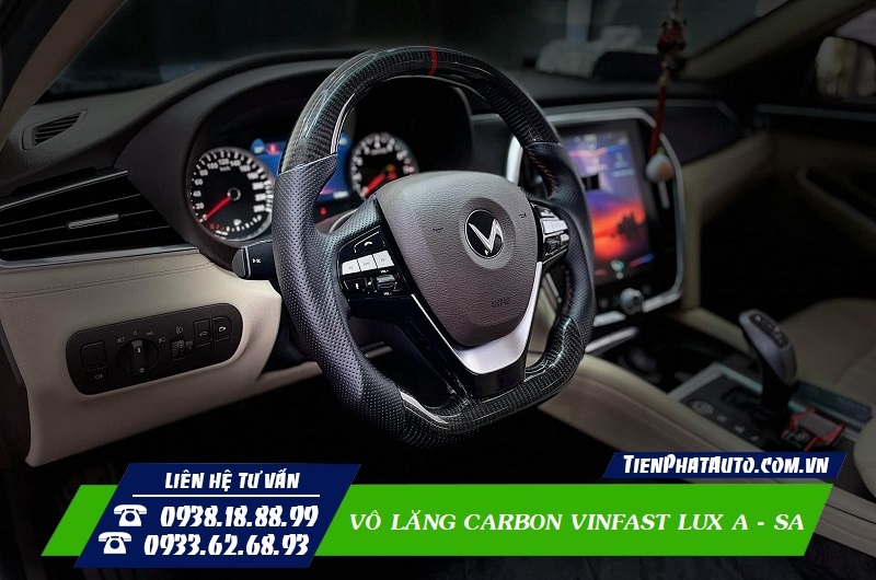 Vô Lăng Carbon Vinfast Lux A - Lux SA